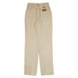 WRANGLER Womens Jeans Beige Regular Straight W24 L34 Online Sale