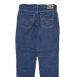 LEVI S Womens Jeans Blue Classic Straight W29 L28 Online Hot Sale