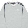 ADIDAS Mens Sweatshirt Grey XS Online now