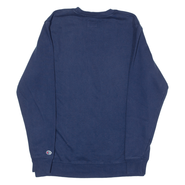 CHAMPION Mens Sweatshirt Blue Crew Neck M Online Hot Sale