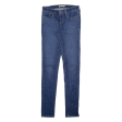 LEVI S 711 Womens Jeans Blue Slim Skinny W28 L34 Sale