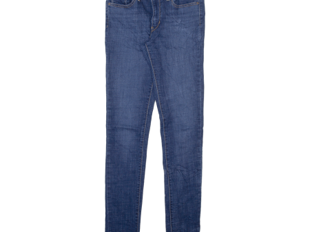 LEVI S 711 Womens Jeans Blue Slim Skinny W28 L34 Sale