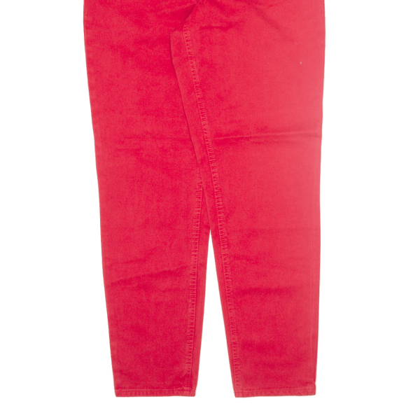 VALENTINO Womens Jeans Red Relaxed Tapered W28 L32 Online Hot Sale