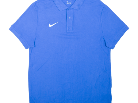 NIKE Mens Polo Shirt Blue L For Discount