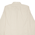 BOSS Mens Plain Shirt Beige Long Sleeve S For Sale