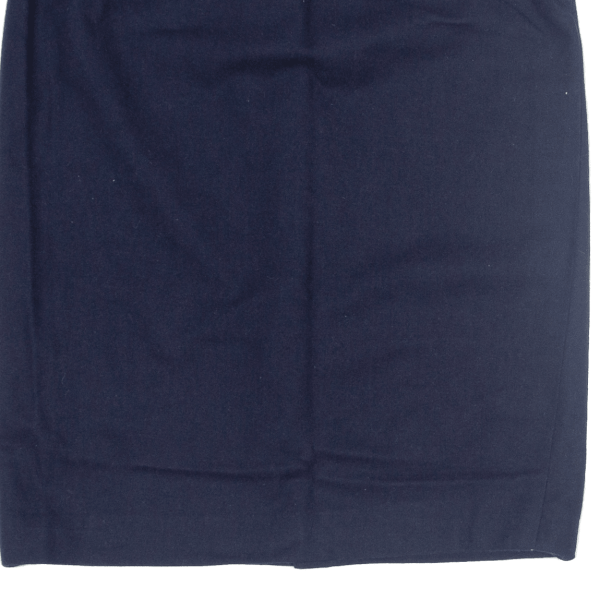 Womens Pencil Skirt Blue Knee Length 90s L Online Sale