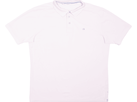 CALVIN KLEIN Golf Mens Polo Shirt Pink L Sale