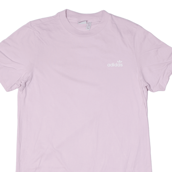 ADIDAS Extra Long Womens T-Shirt Pink UK 12 on Sale