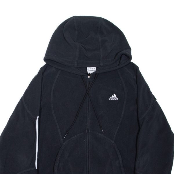 ADIDAS Girls Black Hoodie Full Zip 14Y Online Hot Sale