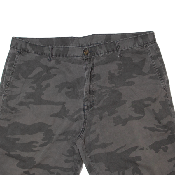 DICKIES Mens Workwear Shorts Grey Camouflage XL W42 For Cheap