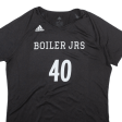 ADIDAS Boilers Juniors Volleyball Mens T-Shirt Black USA L Hot on Sale