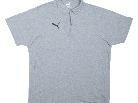 PUMA Mens Polo Shirt Grey XL Sale