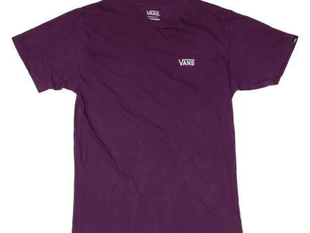 VANS Mens T-Shirt Purple S Online