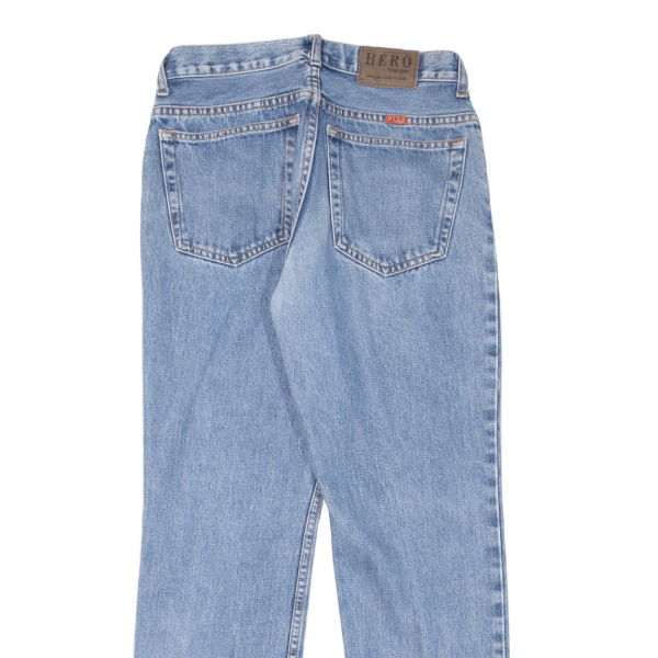 WRANGLER Hero Womens Jeans Blue Regular Straight Stone Wash W27 L30 Online Hot Sale