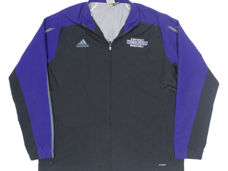 ADIDAS Kentucky Wesleyan Basketball Mens Track Jacket Black USA XL Online