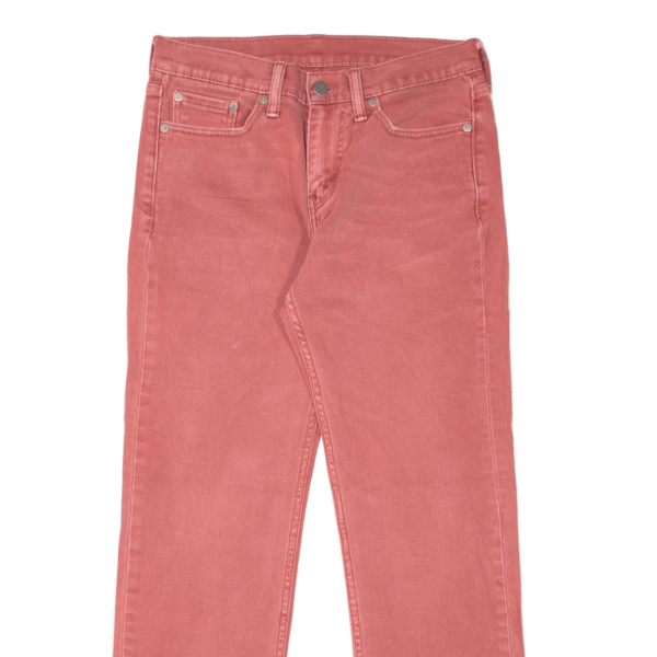 LEVI S 514 Jeans Mens Pink Slim Straight W29 L30 Online now