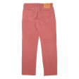 LEVI S 514 Jeans Mens Pink Slim Straight W29 L30 Online now