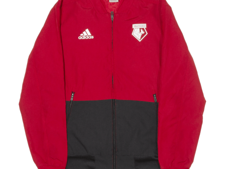 ADIDAS 2018 19 Watford FC Training Mens Track Jacket Red Colourblock S Fashion