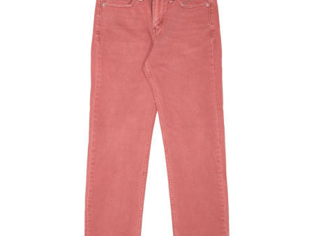 LEVI S 514 Jeans Mens Pink Slim Straight W29 L30 Online now